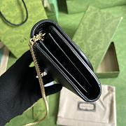 Fortok Gucci Blondie Mini Bag Black 12.5x11x2.5cm - 4