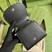 Fortok Gucci Blondie Mini Bag Black 12.5x11x2.5cm - 2