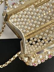 Fortok Chanel 2023 SS Pearl Bag AS37710340248 17x11x7cm - 3