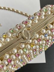 Fortok Chanel 2023 SS Pearl Bag AS37710340248 17x11x7cm - 5