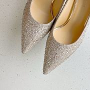 Fortok Saint Laurent 23 Spring & Summer High-Heeled Shoes Gold - 2