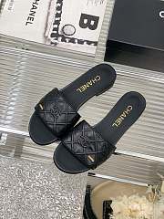 Fortok Chanel 23 Slides Black - 1