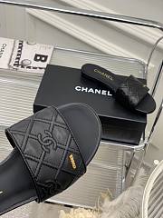 Fortok Chanel 23 Slides Black - 5