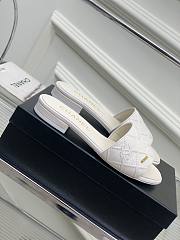 Fortok Chanel 23 Slides White - 2