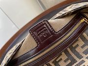 Fortok Fendi Baguette Fabric Bag Brown 26x15x4cm - 5