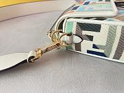 Fortok Fendi Iconic Baguette Embroidery Bag Natural-Coloured Canvas  - 4