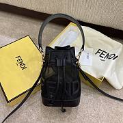 Fortok Fendi Mon Tresor Bucket Bag Black 12x18x10cm - 1