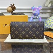 Fortok Louis Vuitton LV×YK Portefeuille Sara NM Wallet M82114 19×10.5×2cm - 5