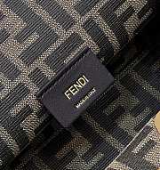 Fortok Fendi First Leather Bag With Multicolour Inlay 26x9.5x18cm - 4