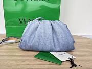 Fortok Bottega Veneta Pouch Denim 22x12x7cm - 1