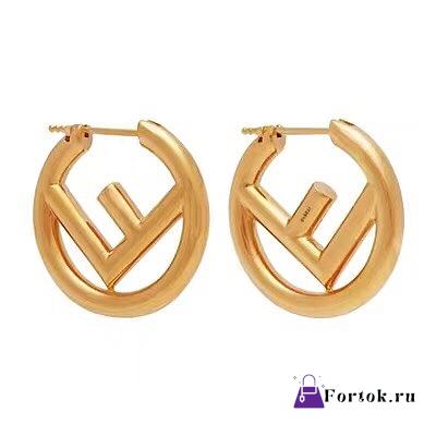 Fortok Fendi Letter F Earrings - 1