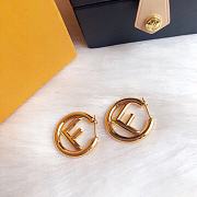 Fortok Fendi Letter F Earrings - 5