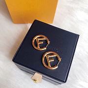 Fortok Fendi Letter F Earrings - 3