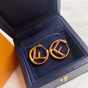 Fortok Fendi Letter F Earrings - 2