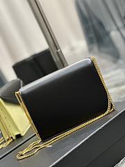 Fortok Saint Laurent Cassandra Shoulder Bag Black/Beige 532750  - 6