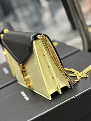 Fortok Saint Laurent Cassandra Shoulder Bag Black/Beige 532750  - 5