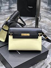Fortok Saint Laurent Manhattan Bag Black/Beige 579271 - 1