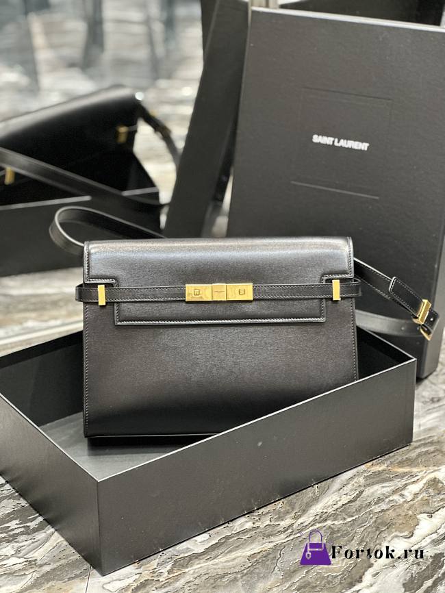 Fortok Saint Laurent Manhattan Bag Black 579271 - 1