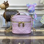 Fortok Louis Vuitton Micro Vanity Bag Pink M82168 11x10x8cm - 1