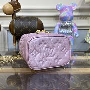 Fortok Louis Vuitton Micro Vanity Bag Pink M82168 11x10x8cm - 5