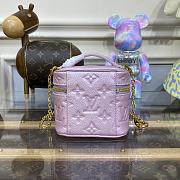 Fortok Louis Vuitton Micro Vanity Bag Pink M82168 11x10x8cm - 4