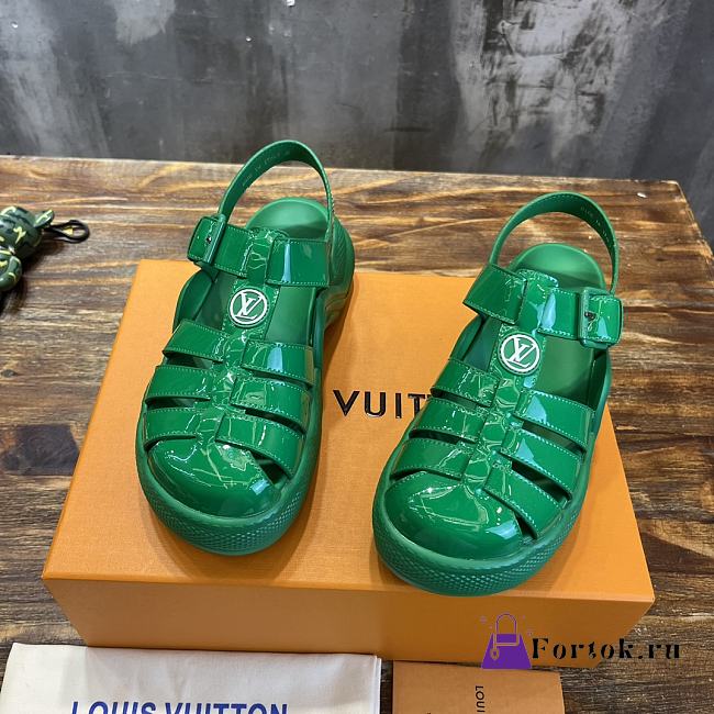 Fortok Louis Vuitton Sandals Green 29123102 - 1