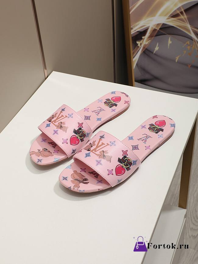 Fortok Louis Vuitton Slides Pink 19123079 - 1