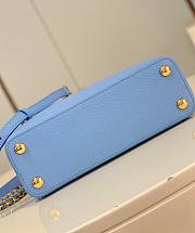 Fortok Louis Vuitton Capucines BB Bag Blue M21887 27x18x9cm - 6