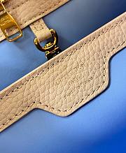 Fortok Louis Vuitton Capucines BB Bag Blue M21887 27x18x9cm - 2
