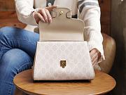 Fortok Gucci Horsebit 1955 Beige Bag 703848 22x16x10.5cm - 4