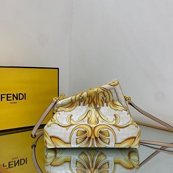 Fortok Fendace First Bag Printed Laminated Leather 10429 26x9.5x18cm