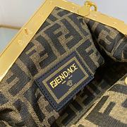 Fortok Fendace Silk Fabric Fendace FF Small Fendi First Multicolor 10429 26x9.5x18cm - 2