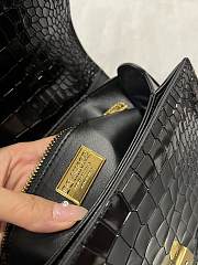 Fortok Dolice&Gabbana Crocodile Pattern Bag Black 5538 27x18x8cm - 3