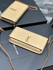 Fortok Saint Laurent Monogram Small Bag Beige 635095 18x11x2cm - 5