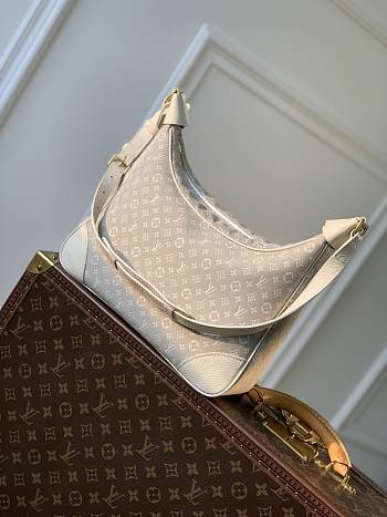 Fortok Louis Vuitton Croissant Bag Beige Monogram Canvas M95225 19×30×10cm