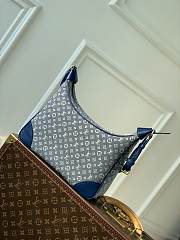 Fortok Louis Vuitton Croissant Bag Denim Monogram Canvas M95225 19×30×10cm - 1