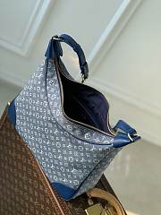 Fortok Louis Vuitton Croissant Bag Denim Monogram Canvas M95225 19×30×10cm - 5