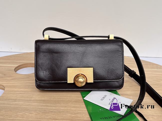 Fortok Bottega Veneta Classic Bag Black 70294 21.5x5.5x12cm - 1