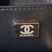 Fortok Chanel Small Vanity Case Lambskin Black 12.5x15x8cm - 2