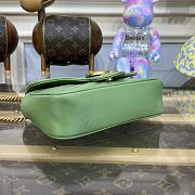Fortok Gucci GG Marmont Mini Bag Green 16.5x9.5x4.5cm - 5