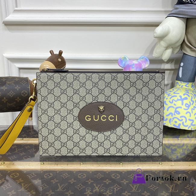 Fortok Gucci Clutch Neo Vintage GG 30.5x21x1.5cm - 1