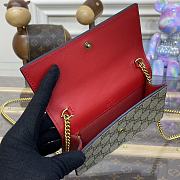 Fortok Gucci GG Supreme Mini Cherry Bag 16.5x10x4.5cm - 2