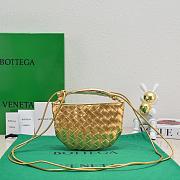Fortok Bottega Veneta Mini Sardine Bag Gold 20x12x2.5cm - 1