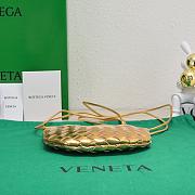 Fortok Bottega Veneta Mini Sardine Bag Gold 20x12x2.5cm - 5