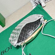 Fortok Bottega Veneta Mini Sardine Bag Silver 20x12x2.5cm - 2