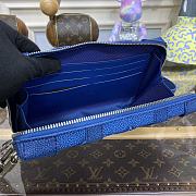 Fortok Louis Vuitton Soft Trunk Bag Blue 22.5x14x5cm - 4