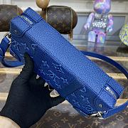 Fortok Louis Vuitton Soft Trunk Bag Blue 22.5x14x5cm - 3