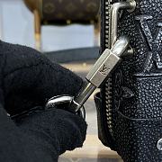 Fortok Louis Vuitton Soft Trunk Bag Black 22.5x14x5cm - 5