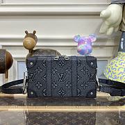 Fortok Louis Vuitton Soft Trunk Bag Black 22.5x14x5cm - 2