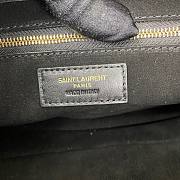 Fortok Saint Laurent Le5A7 Hobo Shoulder Bag in Black 24.5x16x6cm - 3